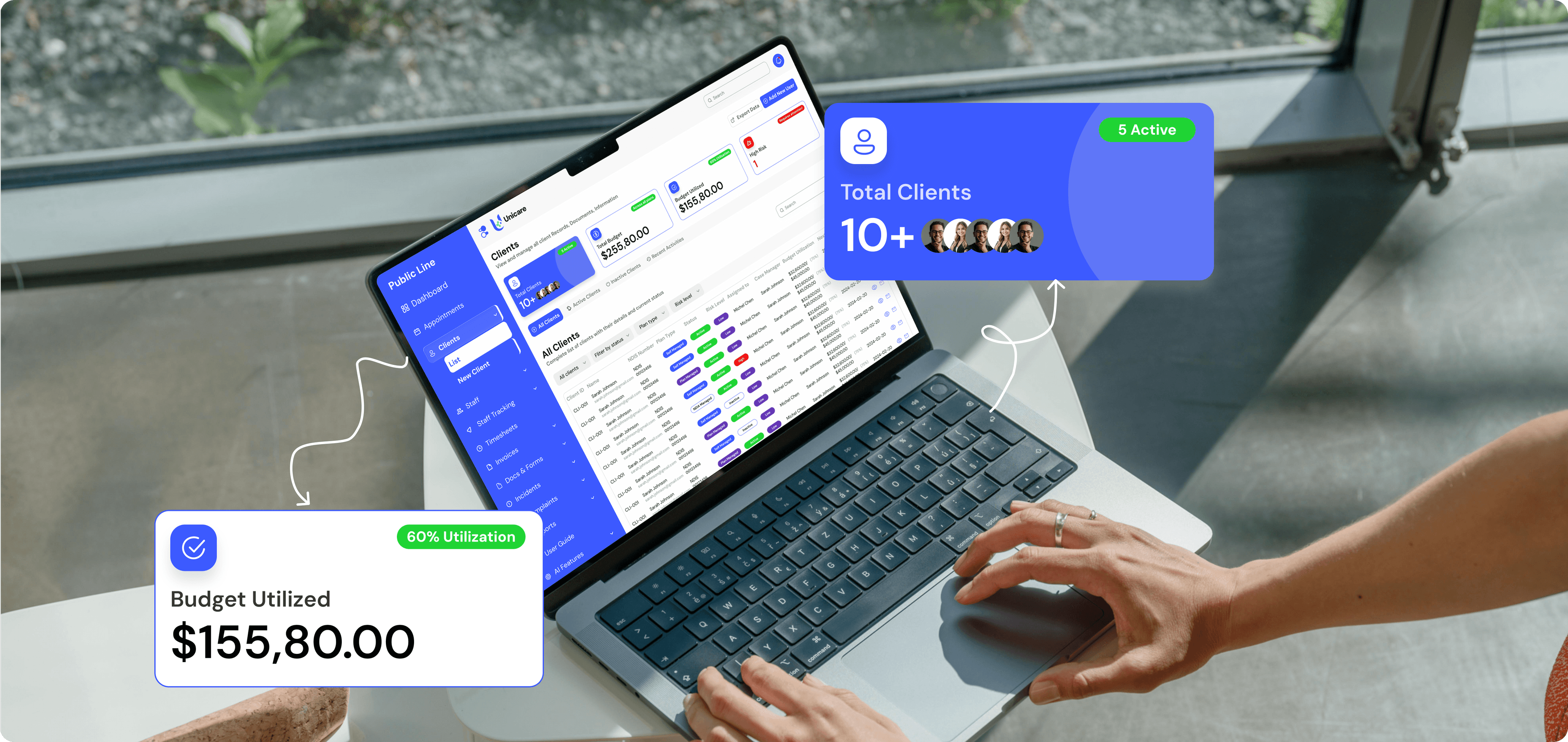 Care management dashboard preview