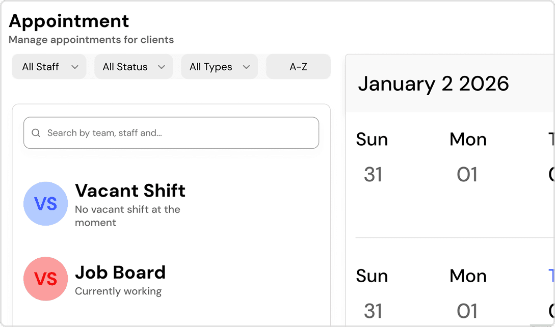 Manage Appointment